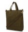 Fred de la Bretoniere  Shoppingbag Nubuck Leather Dark Green (7003)